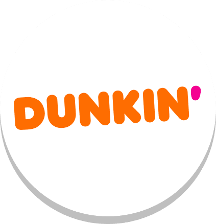 Dunkin' badge
