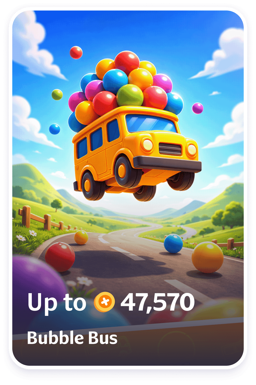 Bubble Bus game card