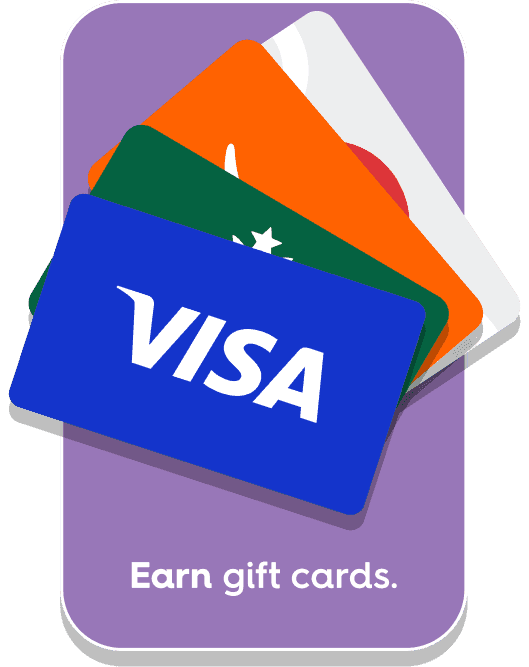 Earn Gift cards
