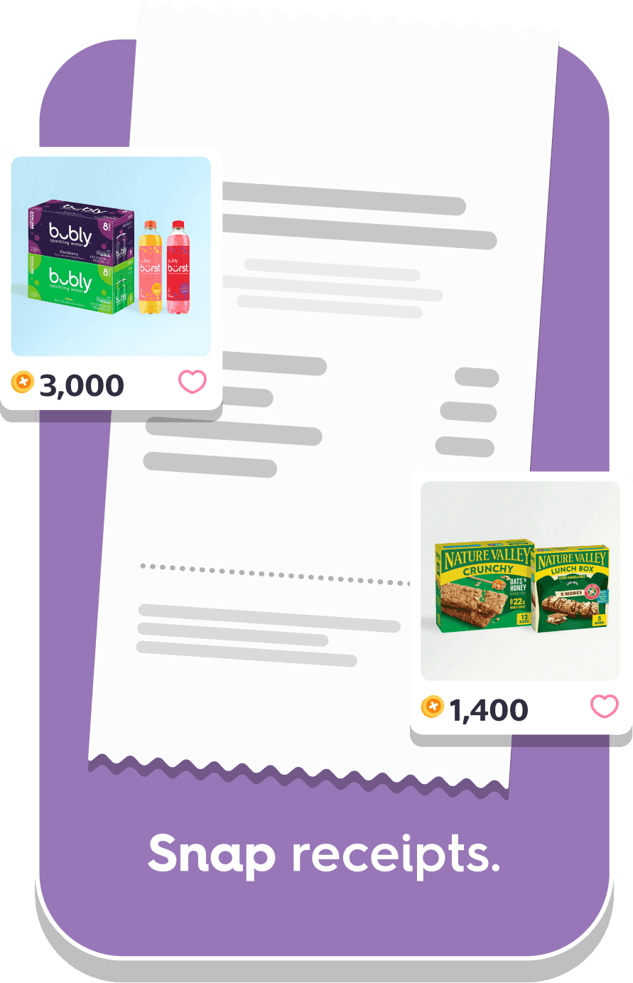 Snap Receipts Card